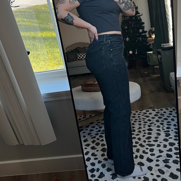 Abercrombie & Fitch 90s baggy low rise with button fly - Picture 3 of 4